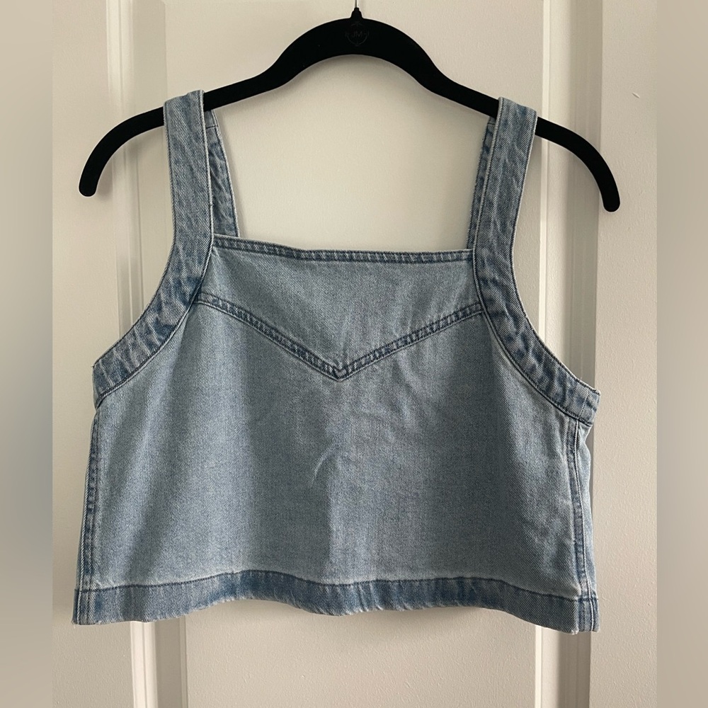 Women’s Madewell Denim Crop Top